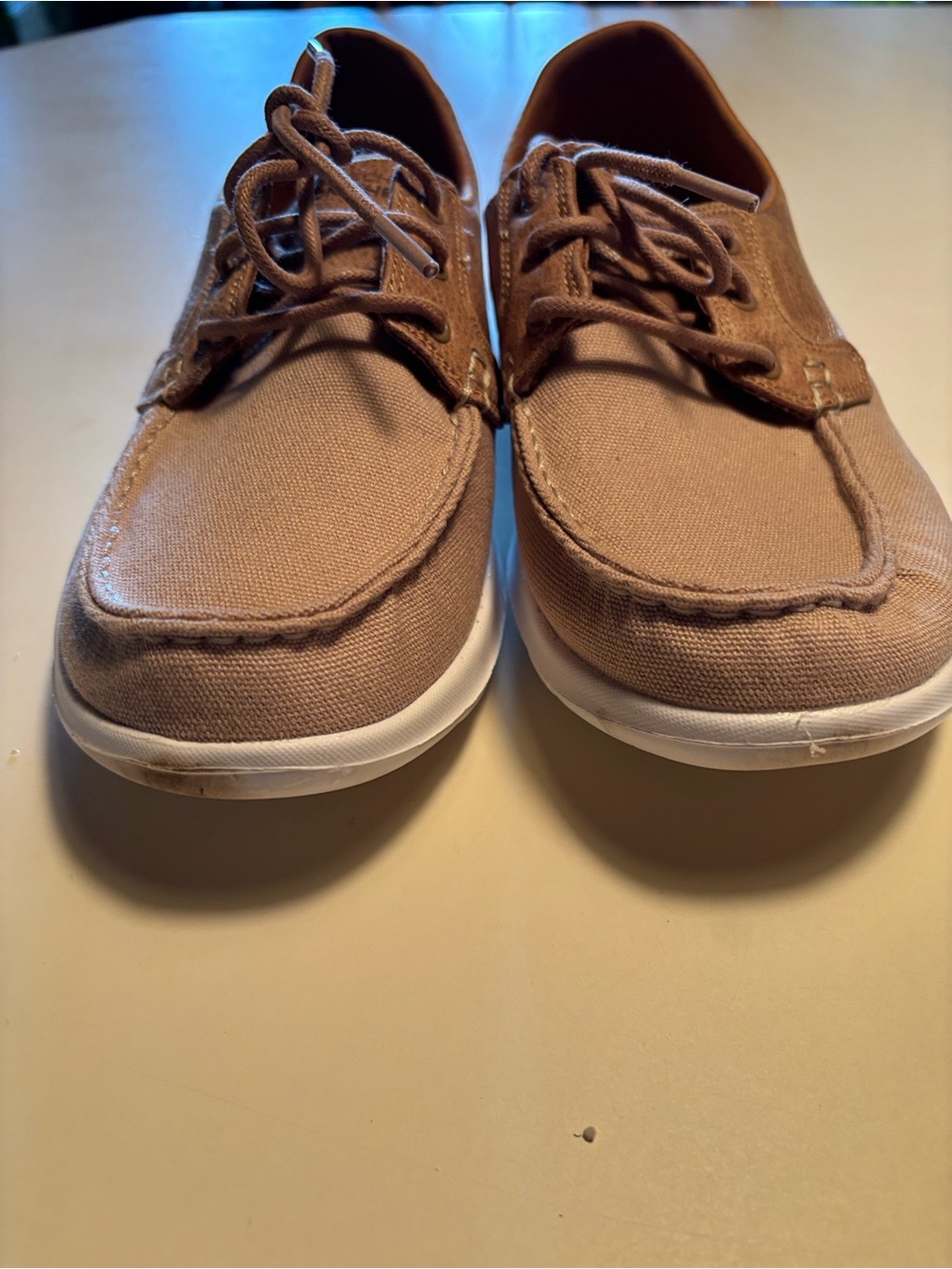 Skechers Women's Casual Canvas Loafers in Tan